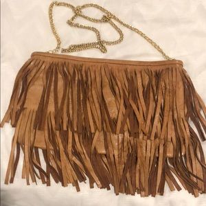 Awesome leather fringe bag by Posse New York